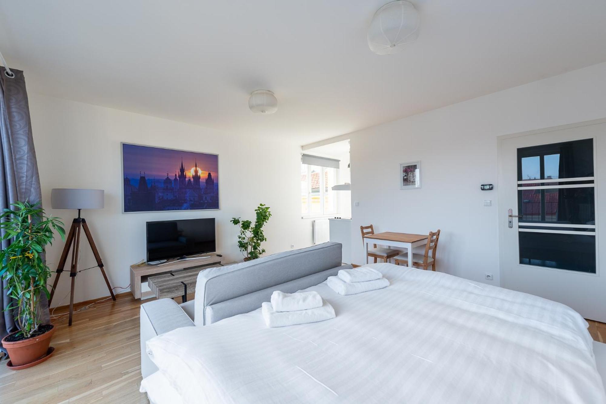 Sunny Safron Apartment プラハ エクステリア 写真